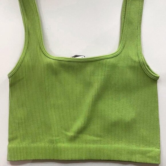 Zara Women's Green Crop-top SIZE M-L 1014/402/526 - Picture 2 of 4